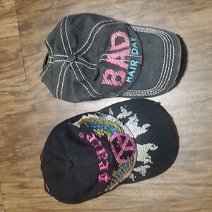 2 baseball caps great pre-owned condition